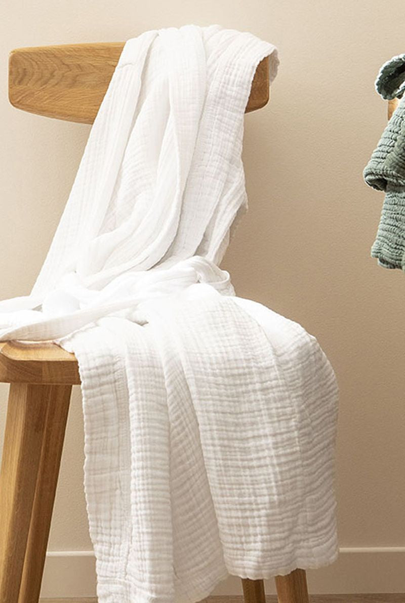 Robe de Chambre Bonheur Blanc &mdash; vue 5