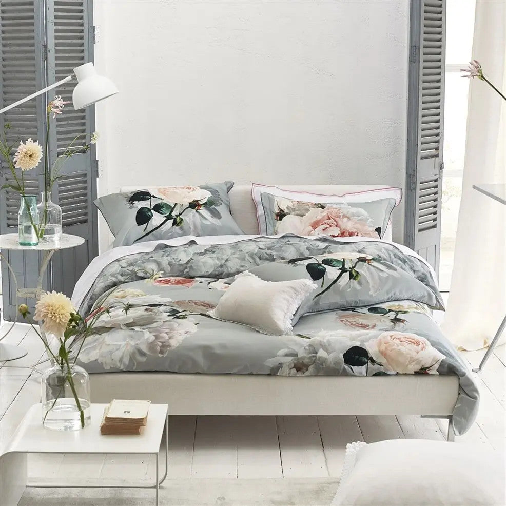 Taie d'Oreiller Peonia Grande Zinc &mdash; vue 3
