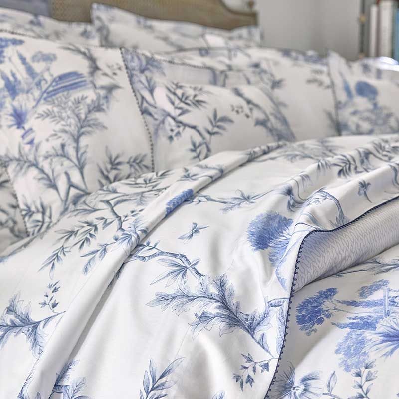 Housse de Couette Luberon Bleu Faience &mdash; vue 5