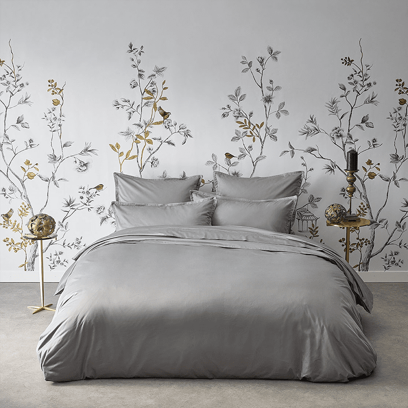 Drap Plat Teophile Gris Meteore &mdash; vue 4