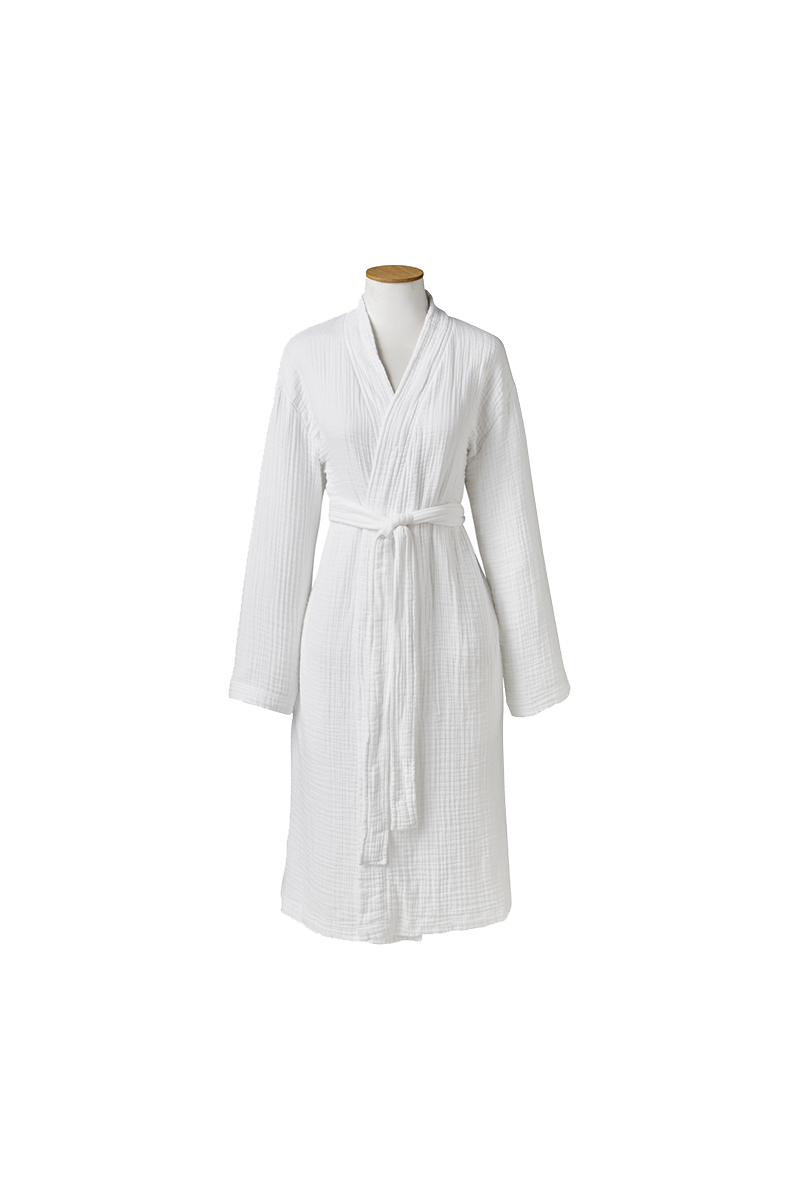 Robe de Chambre Bonheur Blanc &mdash; vue 1