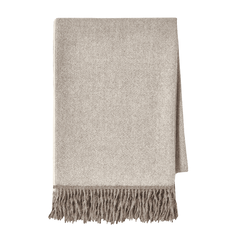 Plaid Nomade Beige &mdash; vue 1