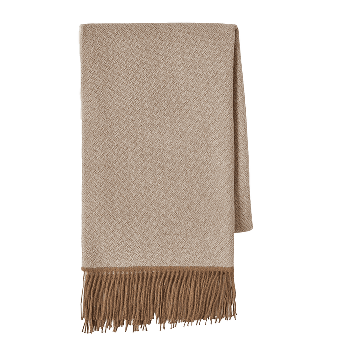 PLAID NOMADE NOISETTE