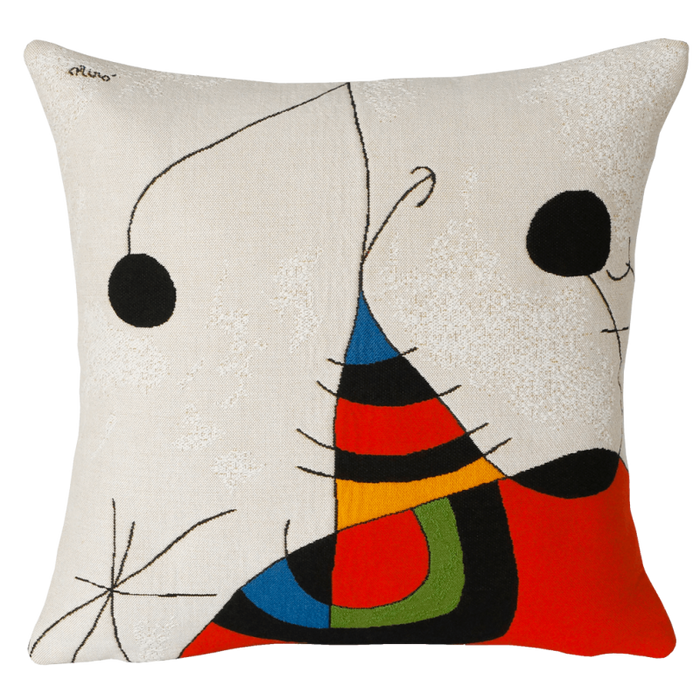 Coussin Femme Oiseau Etoile N°2 Miro