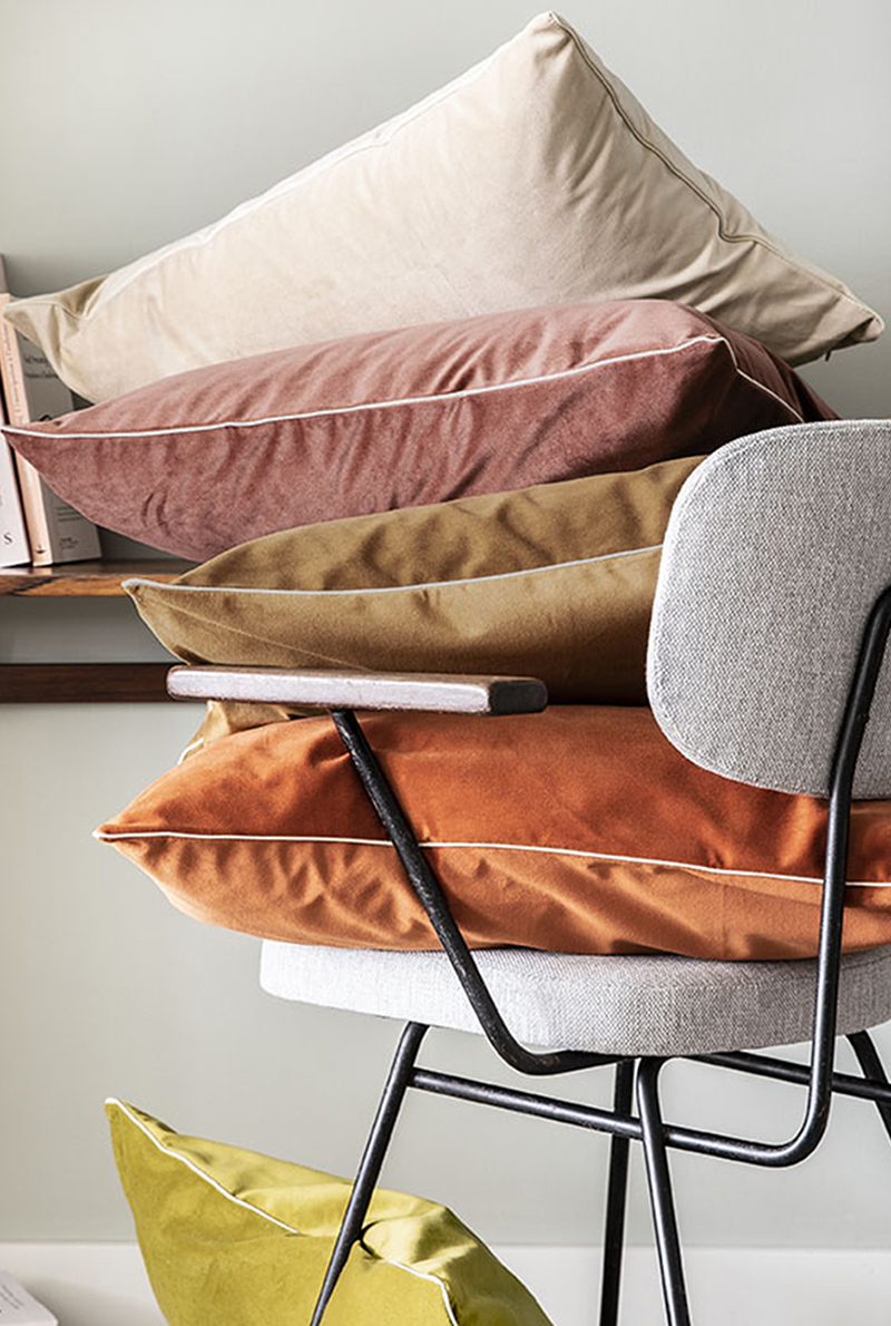 Coussin Gatsby Rose Indien &mdash; vue 3