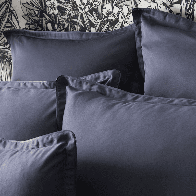 Taie d'oreiller Teophile Marine &mdash; vue 2