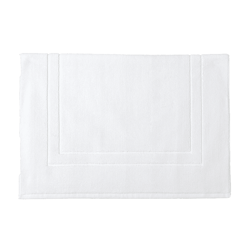 Tapis de Bain Ess Cadre Blanc &mdash; vue 1