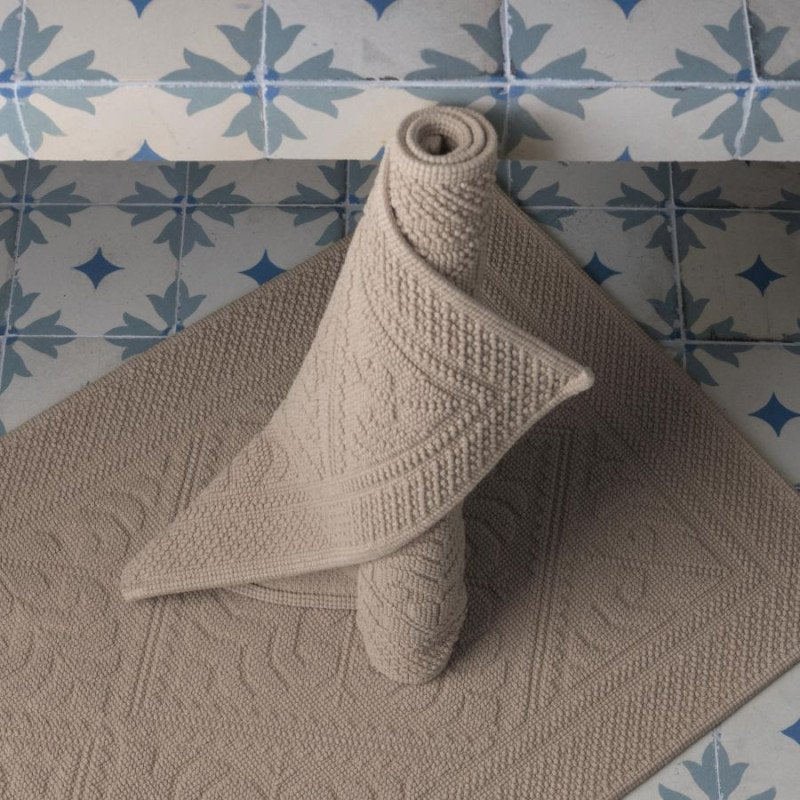 Tapis de Bain Uni Enzo Souris &mdash; vue 3