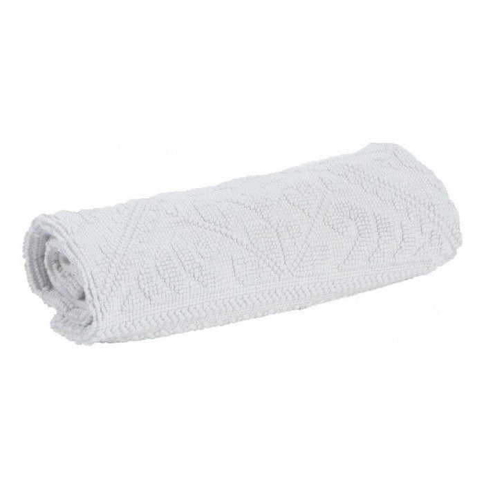 Tapis de Bain Uni Enzo Neige