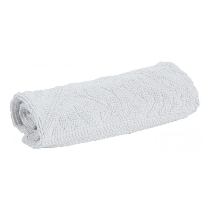 Tapis de Bain Uni Enzo Neige