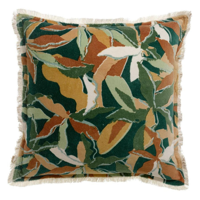 Coussin Alina Imprime Petrole