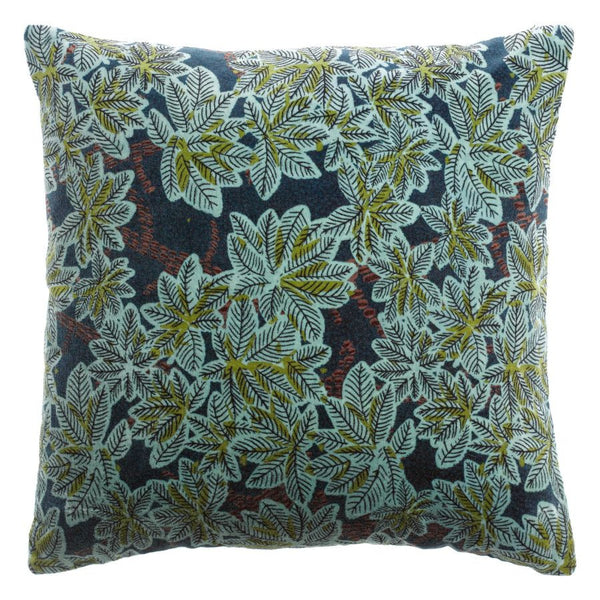 Coussin Ariane Imprime Petrole